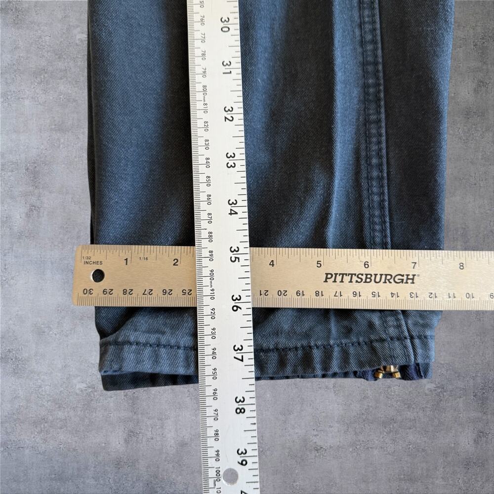 J Galt Brandy Melville Shanghai Cargo Pants Black Wide Leg Utility Y2K Sz Sm - Picture 10 of 11